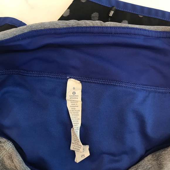 Lululemon shorts, size 6 polkadot - Picture 9 of 9